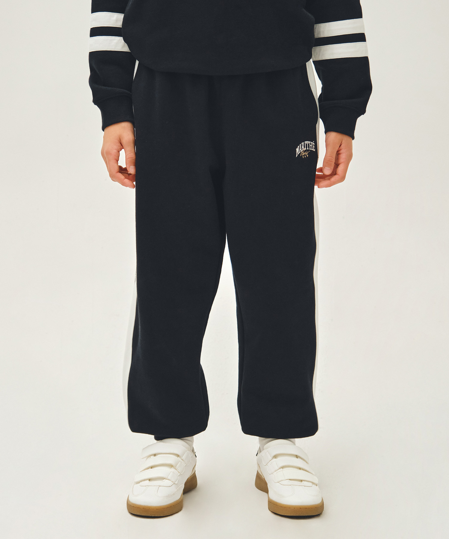 KIDS SIDE POINT SWEAT PANTS navy