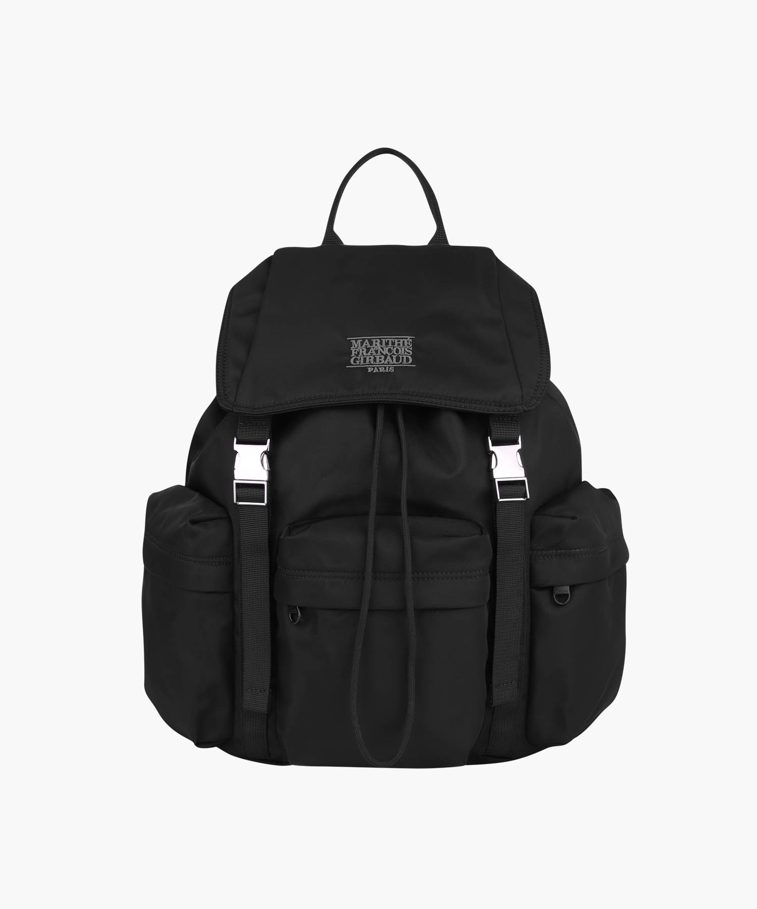 CLASSIC LOGO METAL BUCKLE BACKPACK black - MARITHÉ+FRANҪOIS GIRBAUD