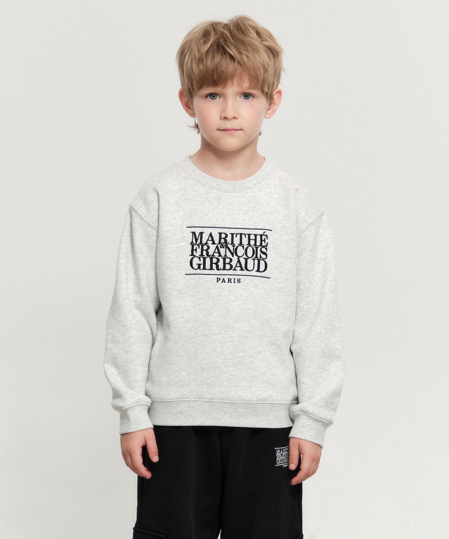25FW KIDS CLASSIC LOGO SWEATSHIRT light heather gray