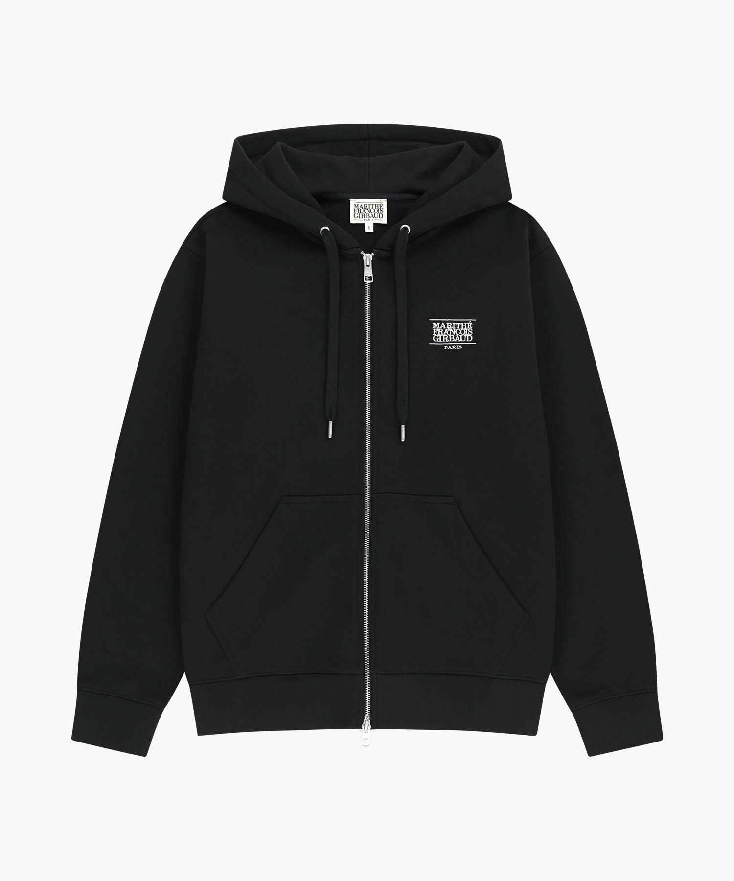 CLASSIC LOGO HOODIE ZIPUP black - MARITHÉ+FRANҪOIS GIRBAUD