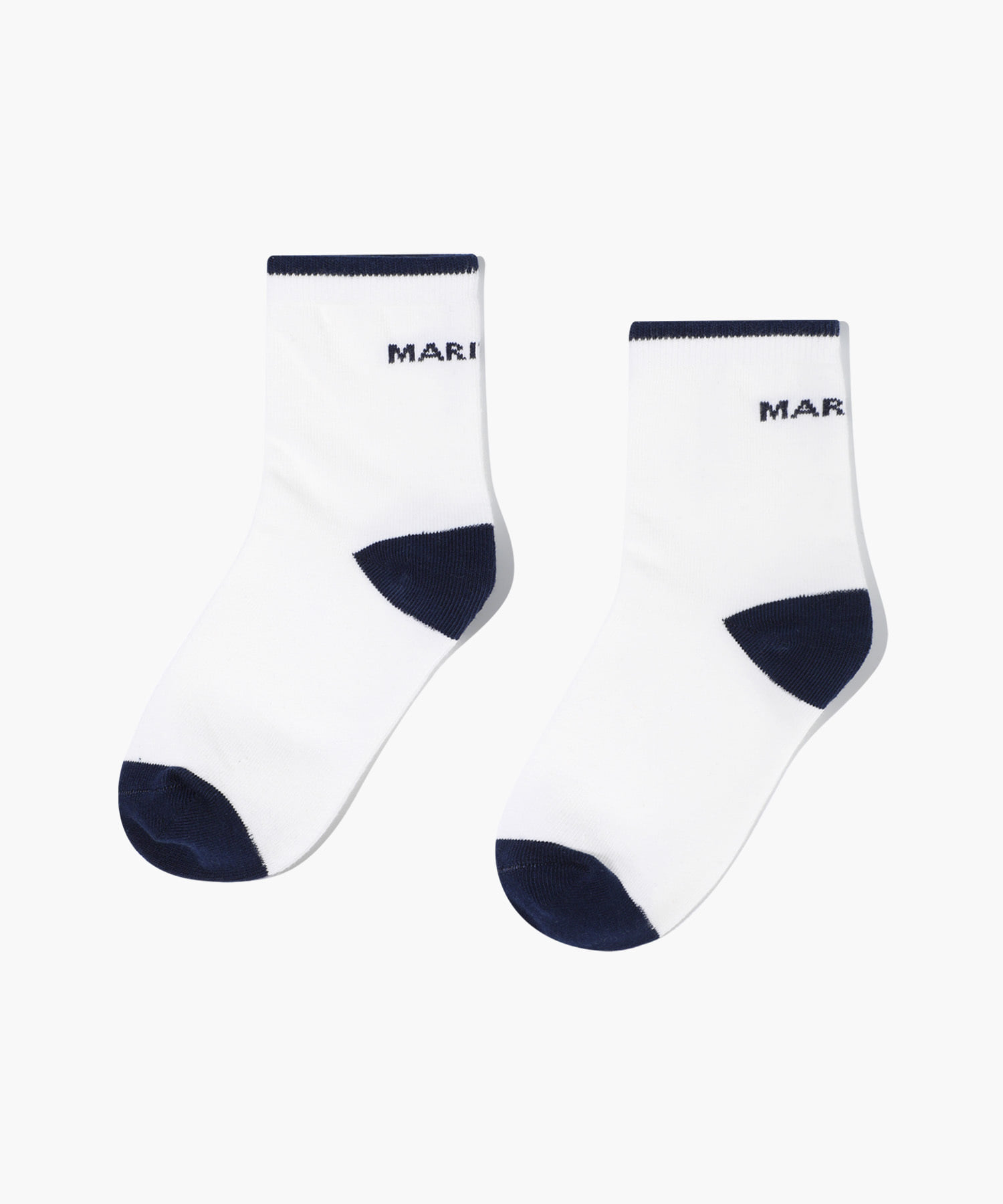 KIDS BASIC STRIPE SOCKS 2PACK ivory