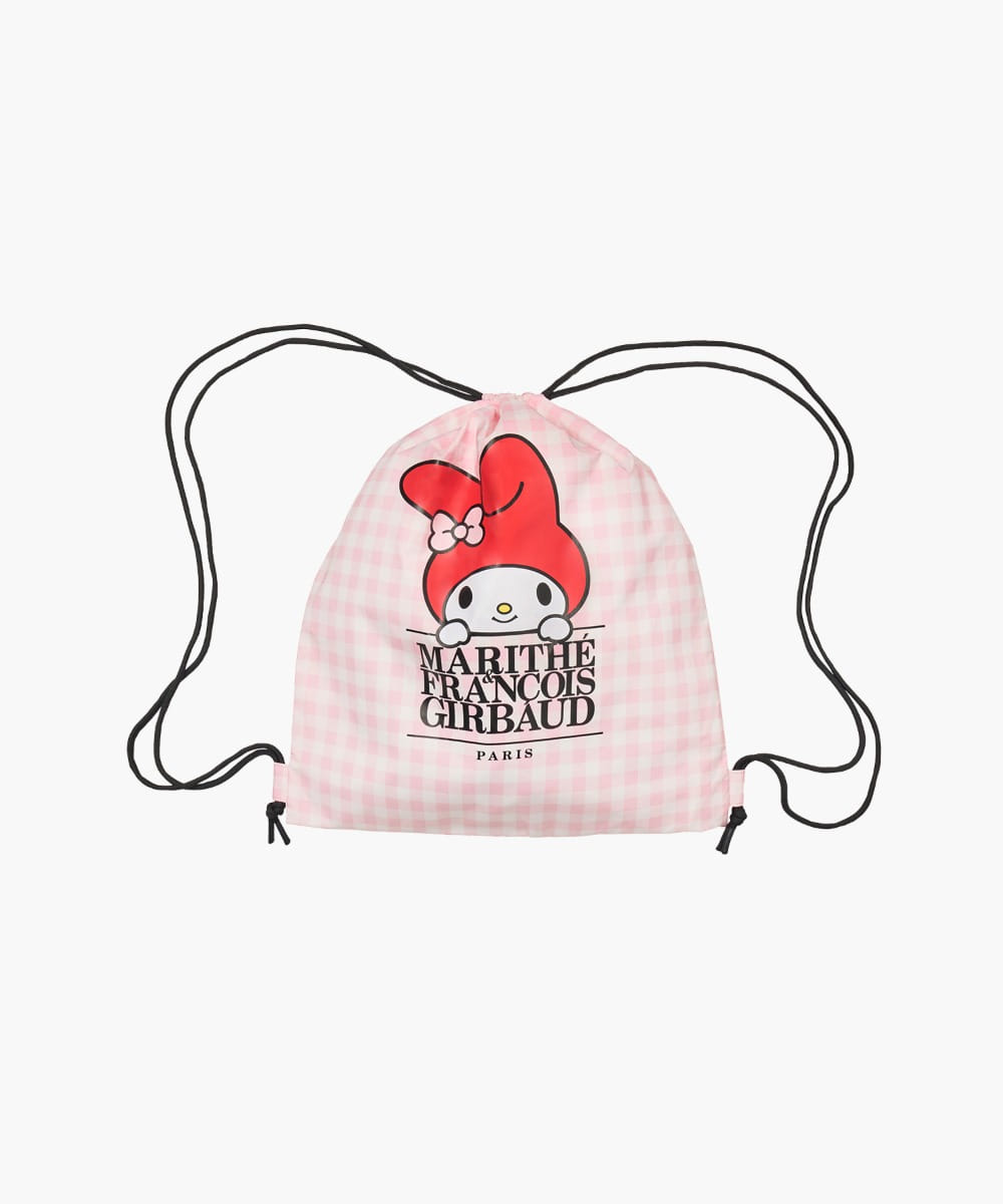 【MARITHE】人気★MARITHE X MY MELODY ショルダーバッグ MARITHE X MY MELODY CLASSIC LOGO CANVAS SHOULDE BAG red