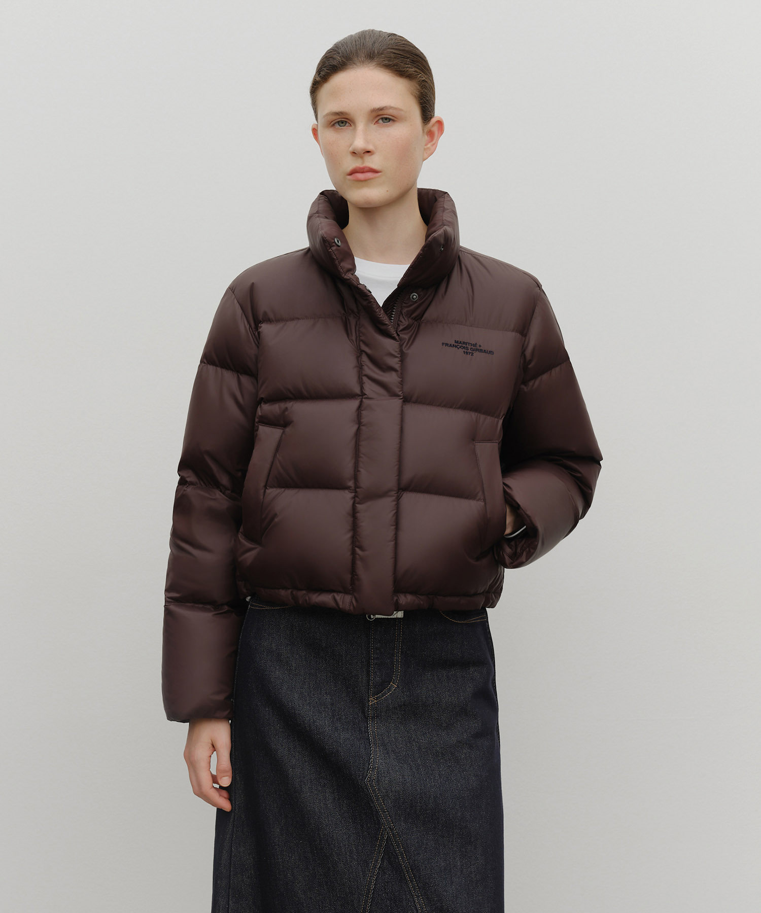 【試着のみ】MARITHE W BASIC CROP DOWN JACKET W BASIC CROP DOWN JACKET