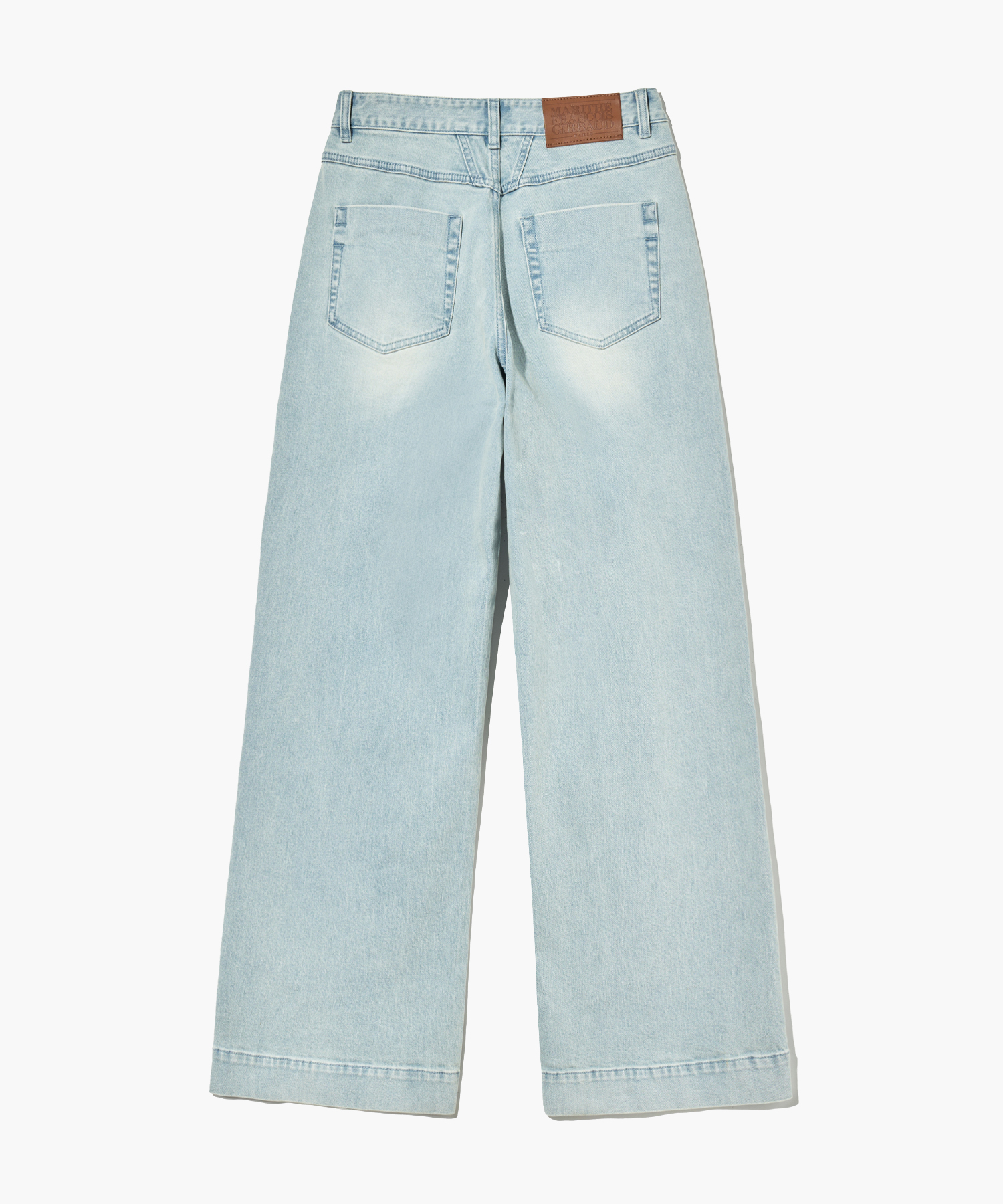 マリテフランソワジルボー W LOW RISE DENIM PANTS マリテフランソワジルボーMARITHE + FRANCOIS GIRBAUD ニー