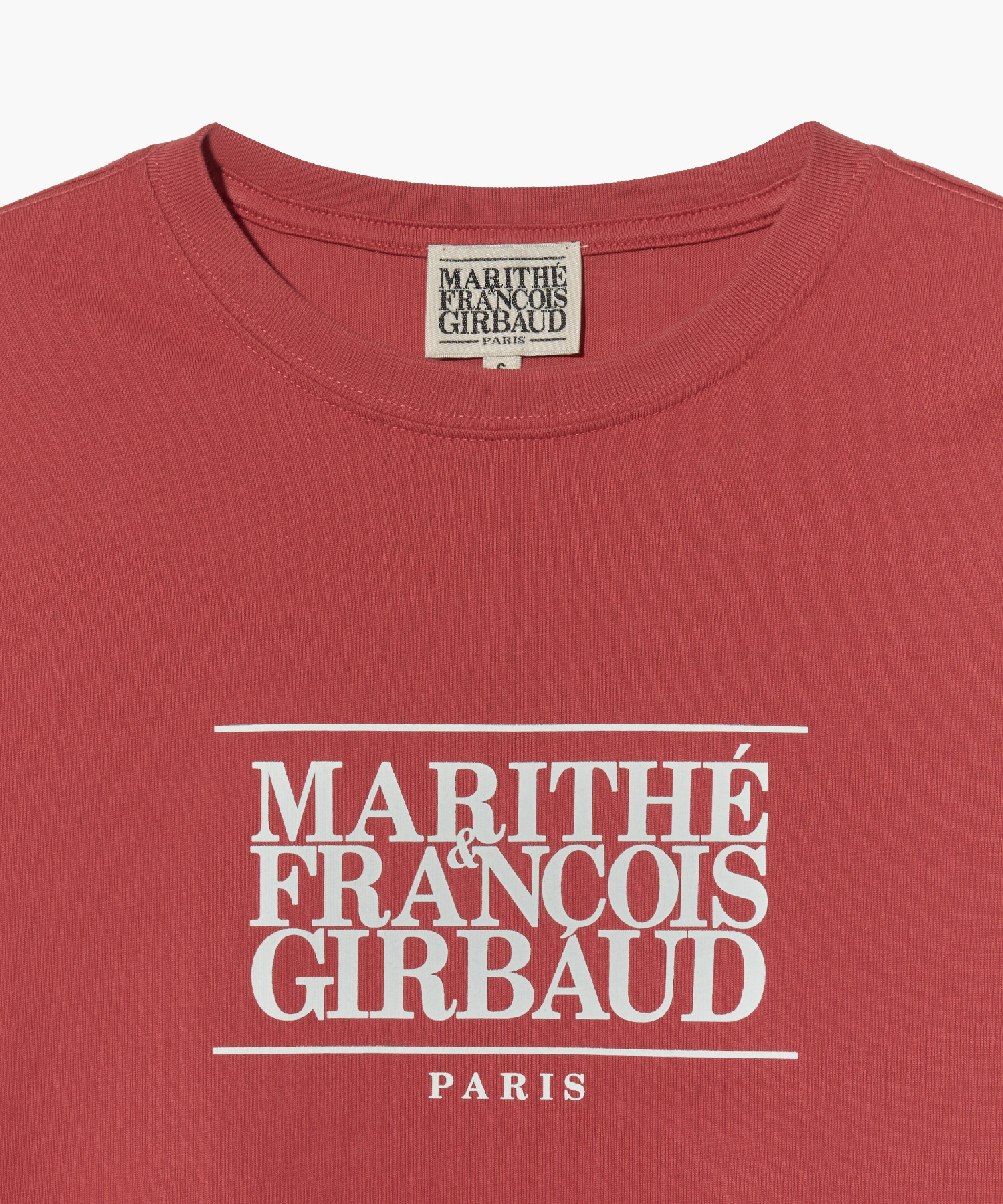 ★Marithe + Francois Girbaud★ W CLASSIC LOGO TEE red W CLASSIC LOGO TEE red - MARITHÉ+FRANҪOIS GIRBAUD