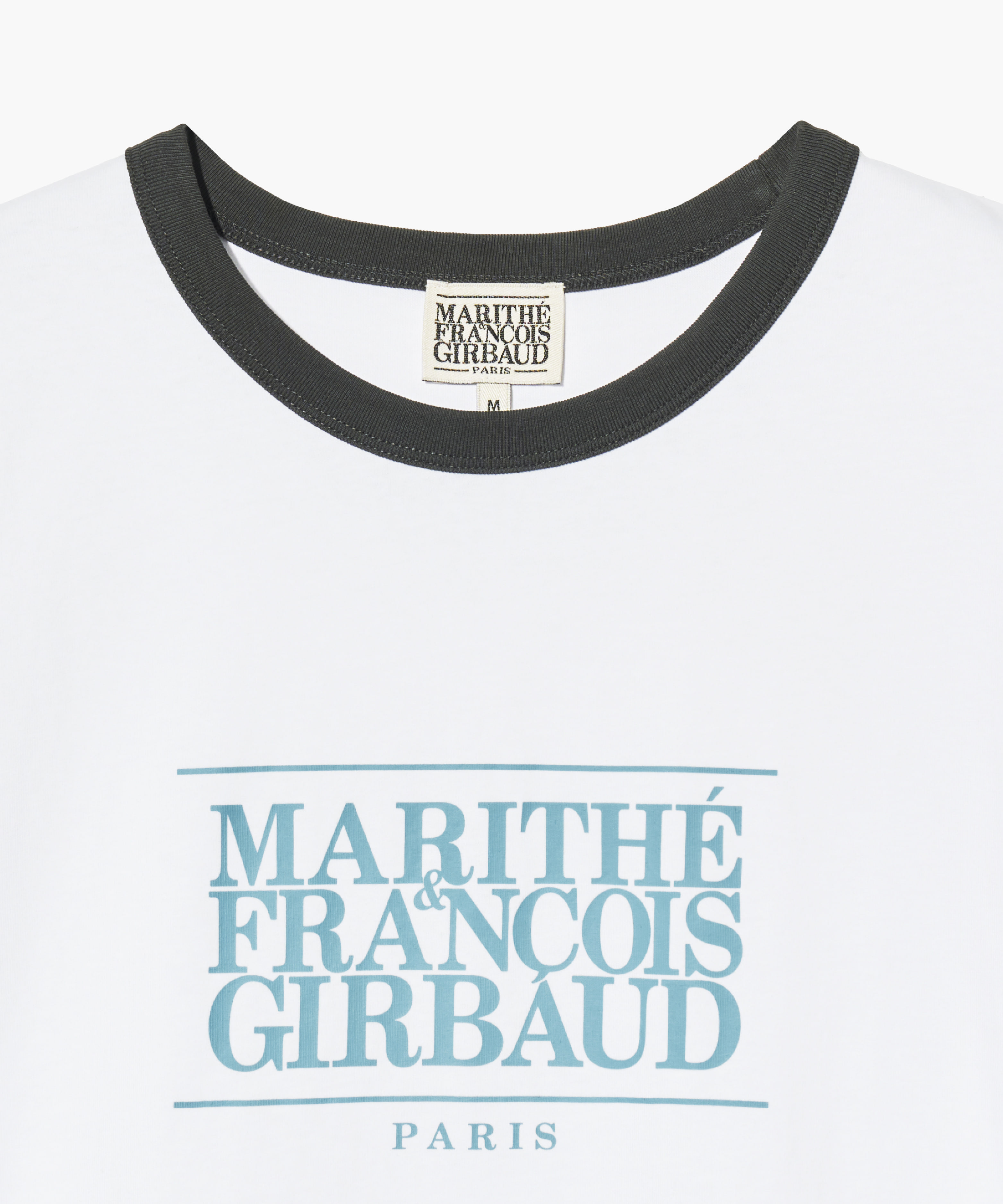 ★Marithe + Francois Girbaud★ CLASSIC LOGO COLOR POINT TEE CLASSIC LOGO COLOR POINT TEE white - MARITHÉ+FRANҪOIS GIRBAUD