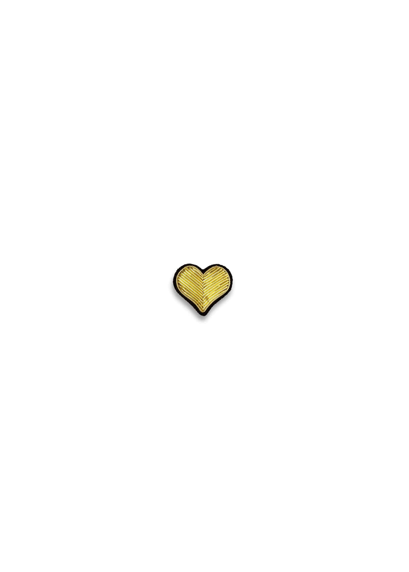 BROOCH - GOLD HEART