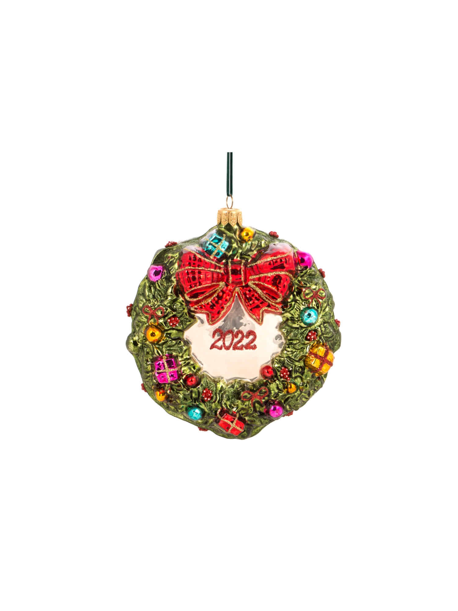 WREATH WITH PRESENTS ORNAMENT