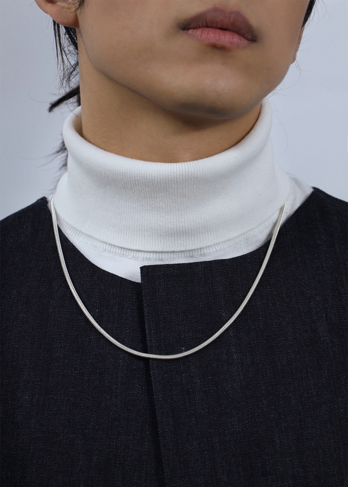Men&#039;s thick line necklace 