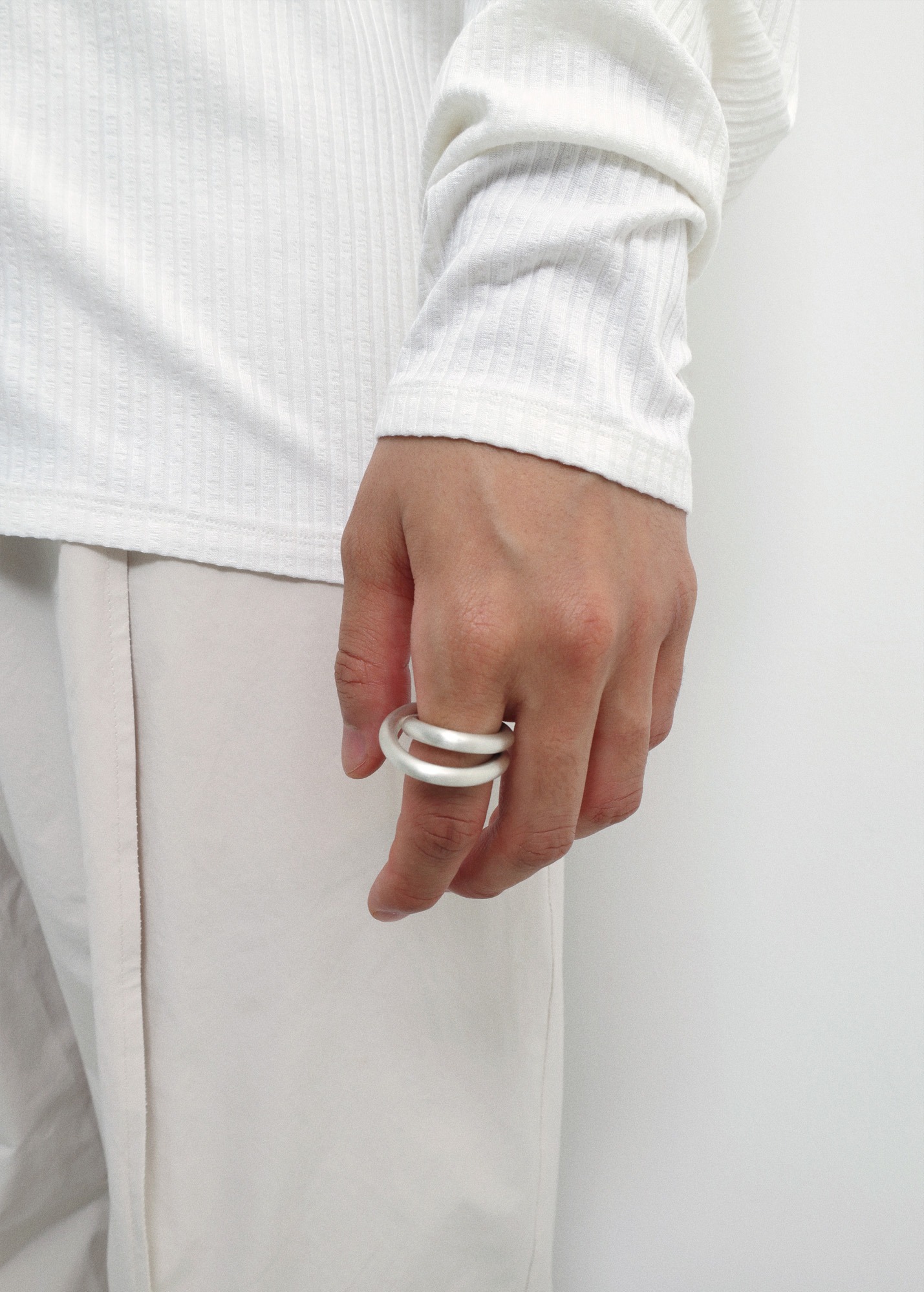 Men’s two lines ring 