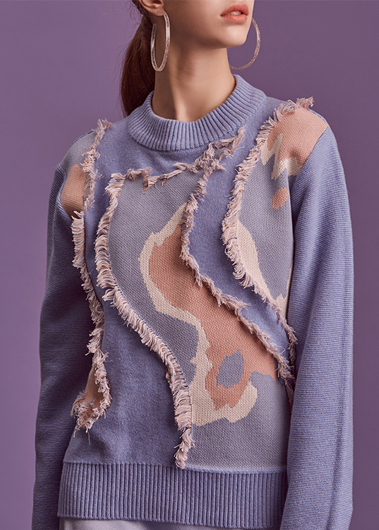 skyblue cashmere knit
