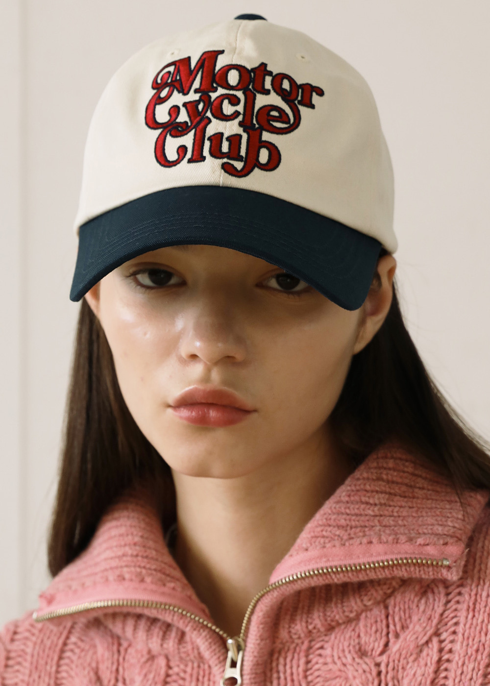 MOTORCYCL BALL CAP (IVORY)