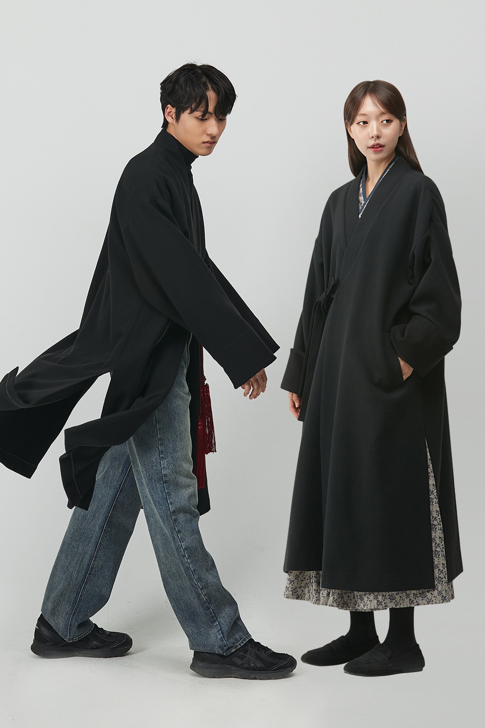 Fleece-lined Jungchimag [Black]