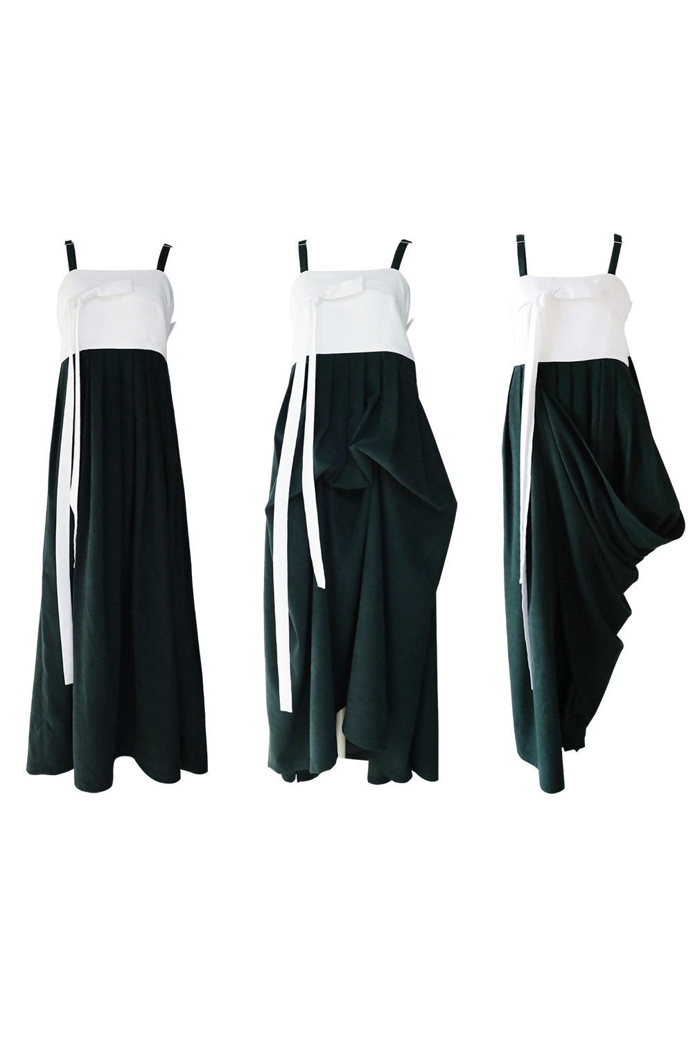 3WAY Soft Hem Skirt [Green]