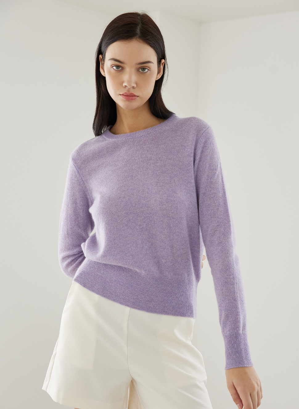 balmore deux cashmere knit (the water lilies)
