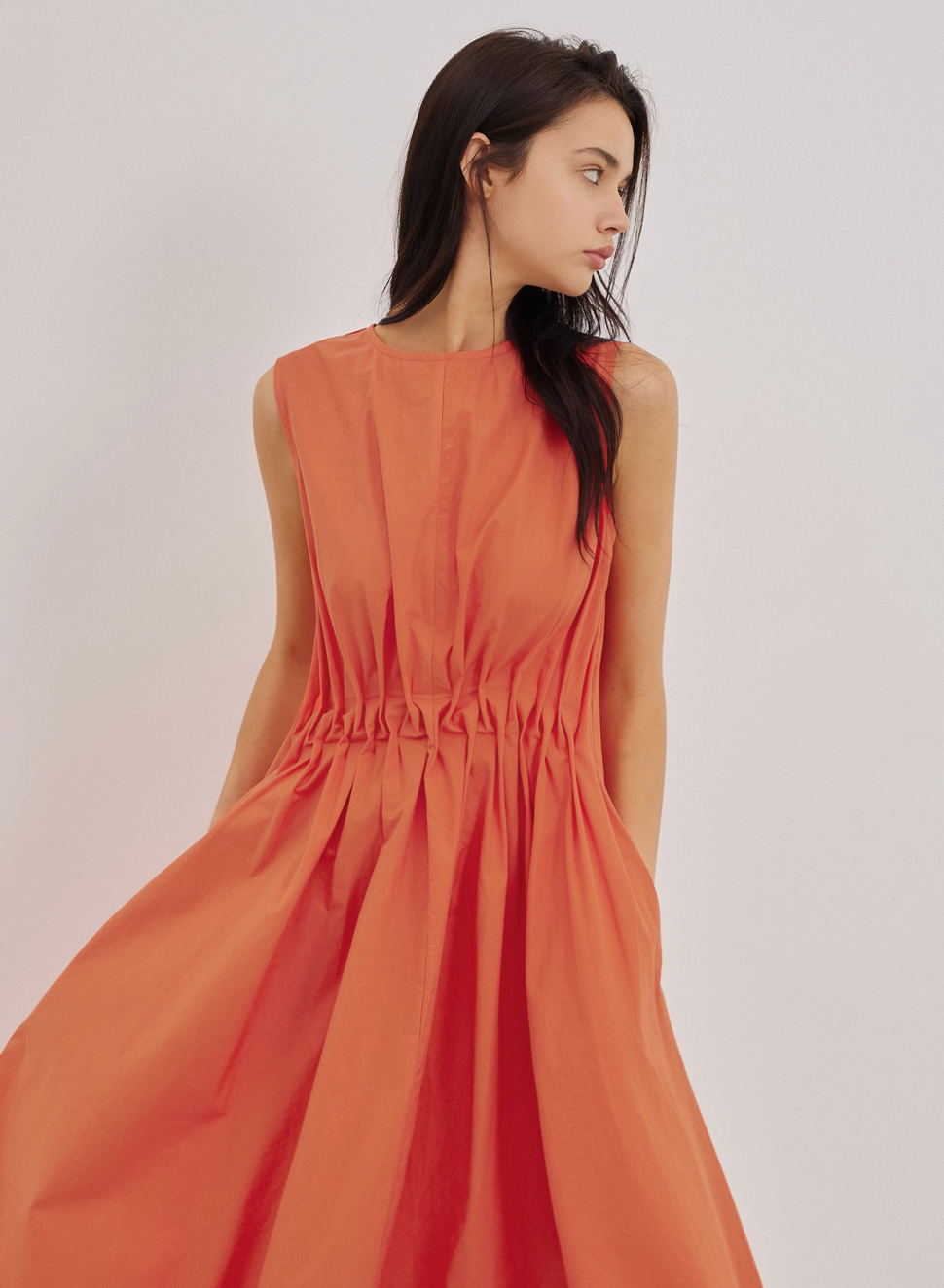 keaton dress (ash orange)