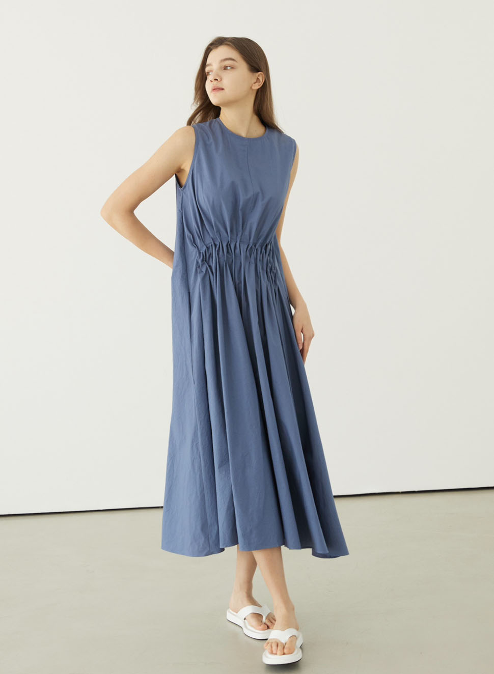 keaton dress (denim blue)
