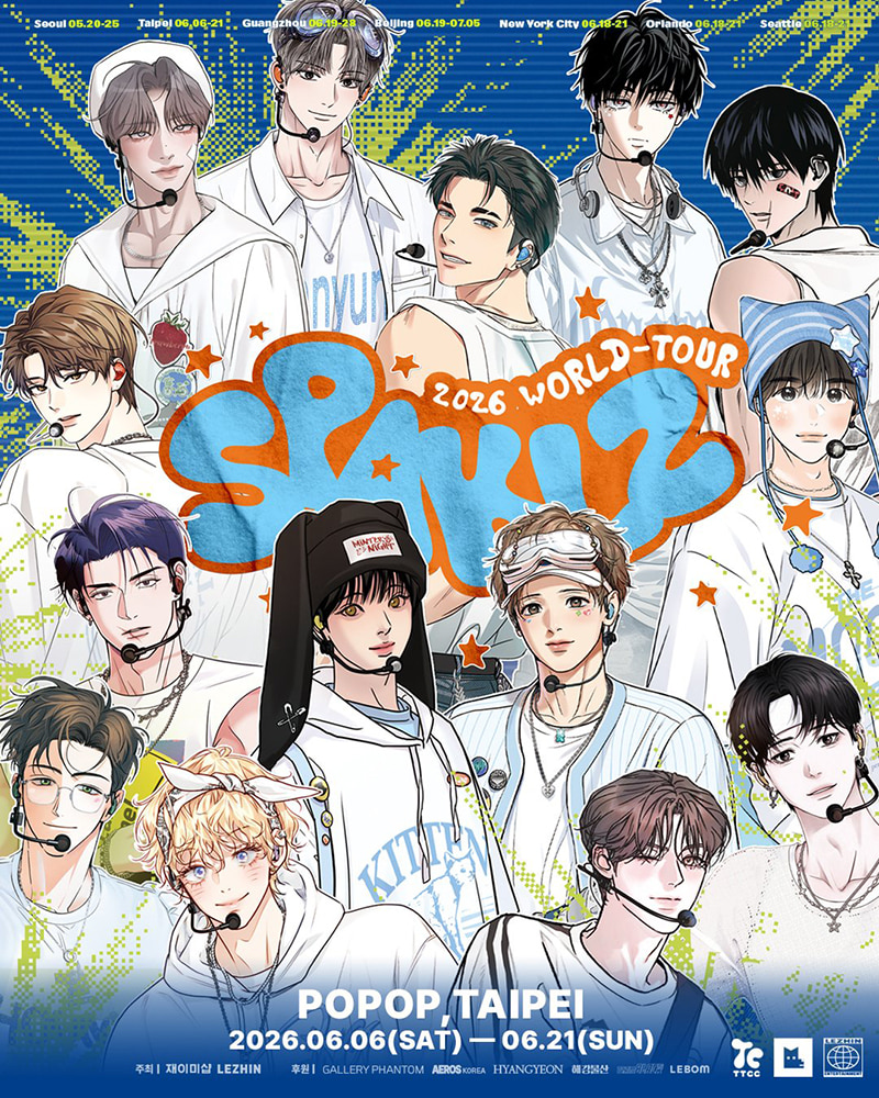 K-POP・アジア lezhin spakls 2026 LEZHIN POP-UP [SPAKLZ 2026 WORLD TOUR☄️] - in TAIPEI Event - J