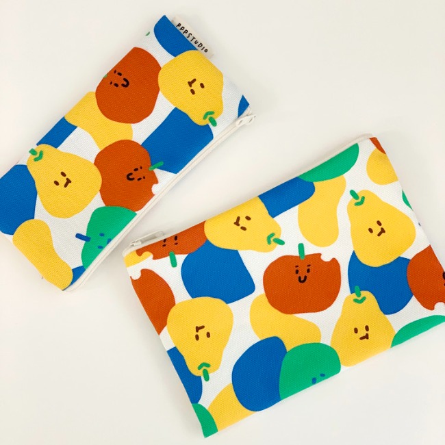 [ppp studio] [pouch] emotion fruits