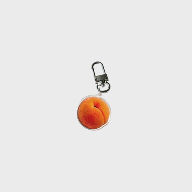 [byemypie] keyring - apricot