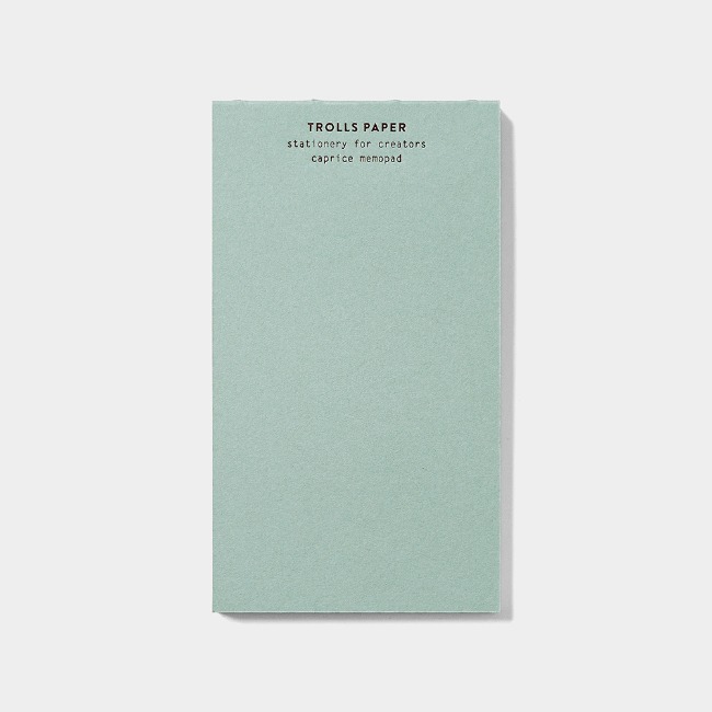 [TROLLS PAPER] Caprice memo pad - Tuequoise