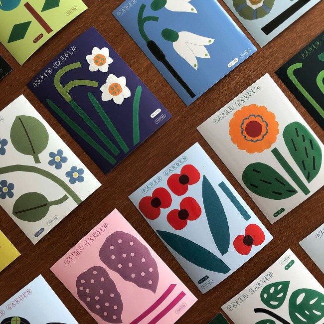 [마키토이] Paper garden Stickers 32종 set