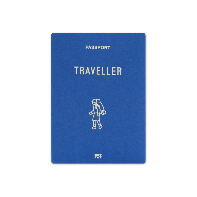 [제로퍼제로] 여권케이스-TRAVELLER BLUE
