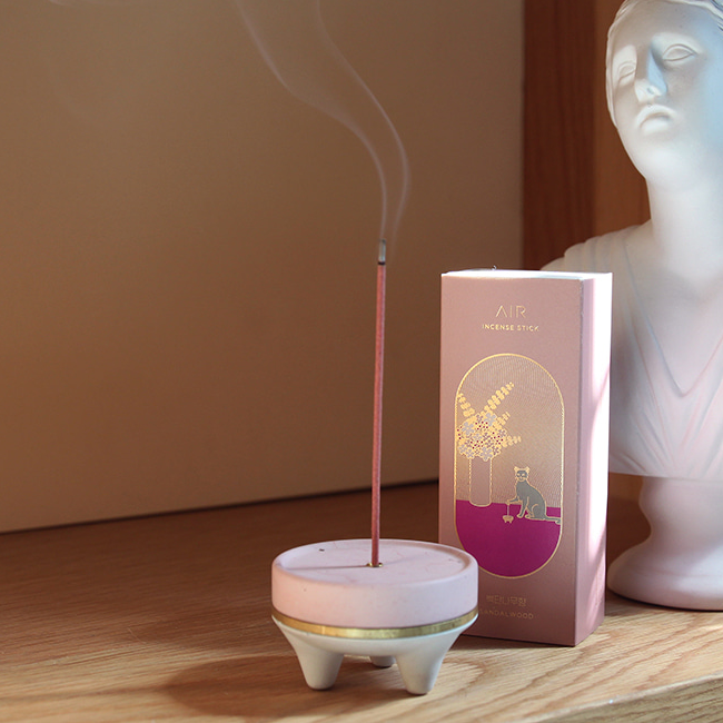 [오이뮤] Mini incense burner_pale pink