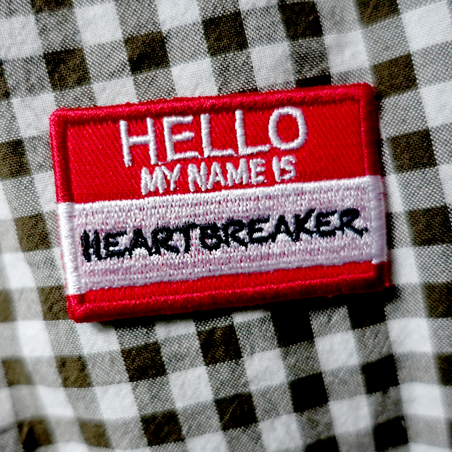 [335project]Hello my name is heartbreaker wappen