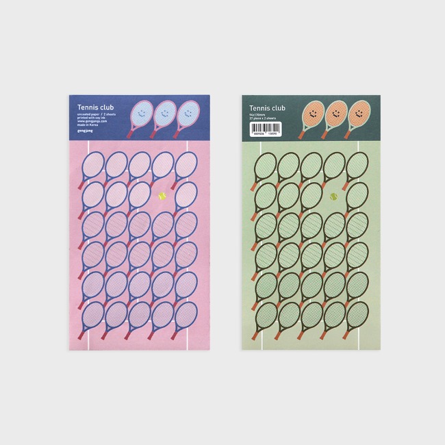 [공장] Tennis club sticker set