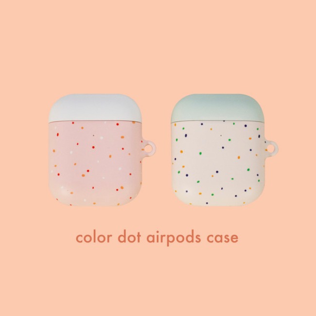[ppp studio] color dot airpods hard case