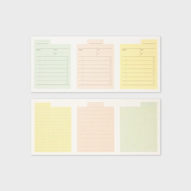 [공장] Archiving memo pad _ check, grid