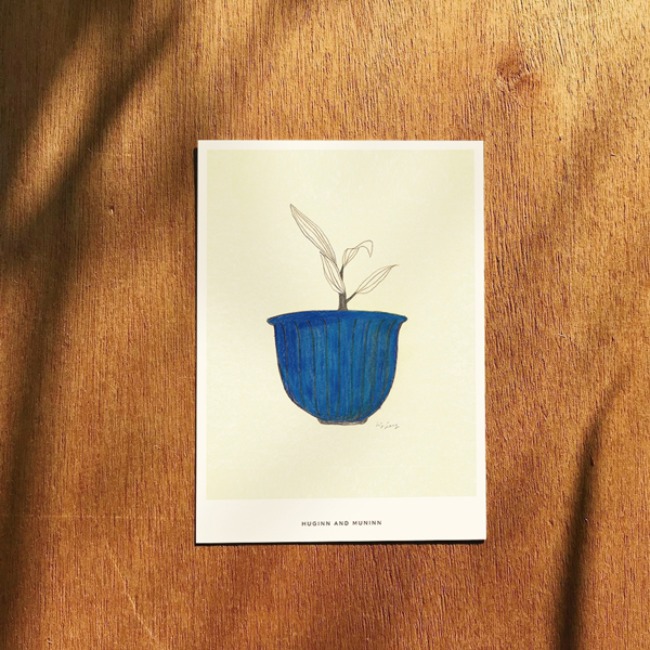 [후긴앤무닌] Blue pot