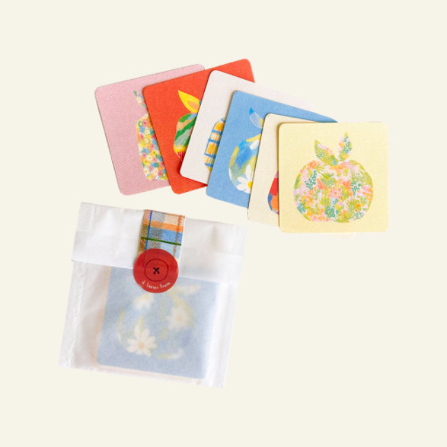 [어레터프롬] 보자기 mini card set