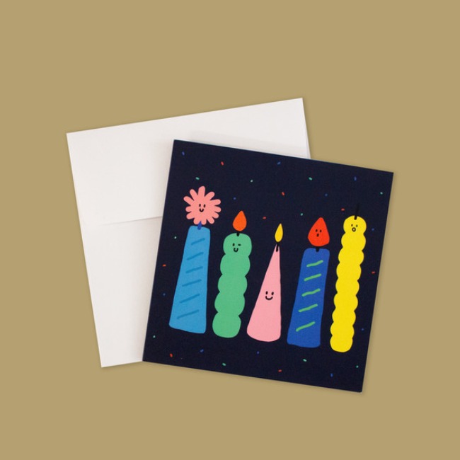 [ppp studio] [card] candle card