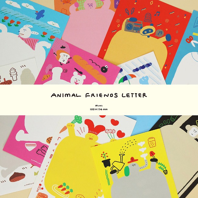 [겨울엔토스트가좋아] Animal Friends Letter