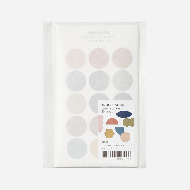 [TROLLSPAPER] Color sticker 10type