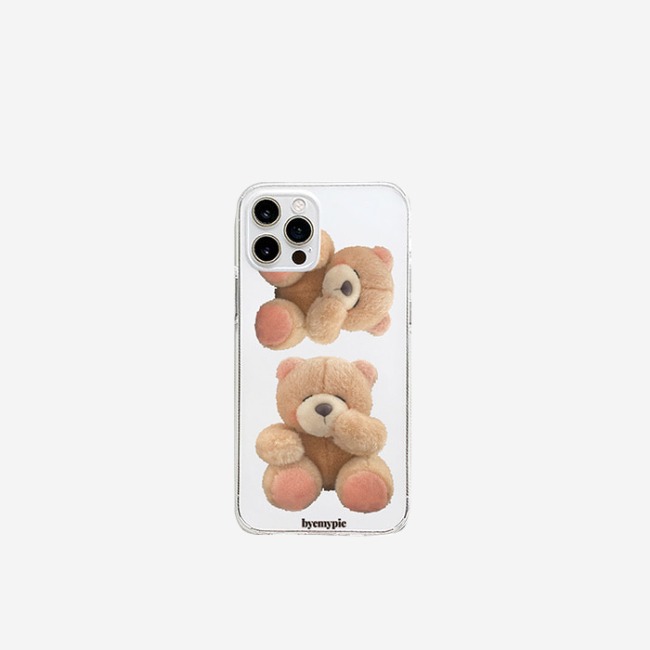 [byemypie] pink jelly bear case