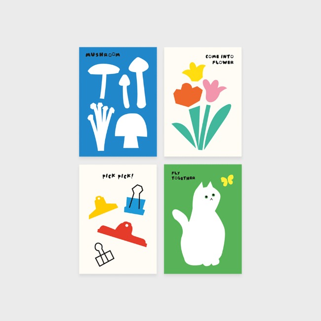 [공장] Garden post card set (M)