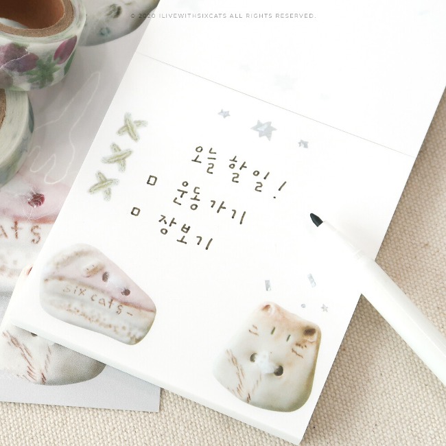 [메모지] 고양이의 나이트 티