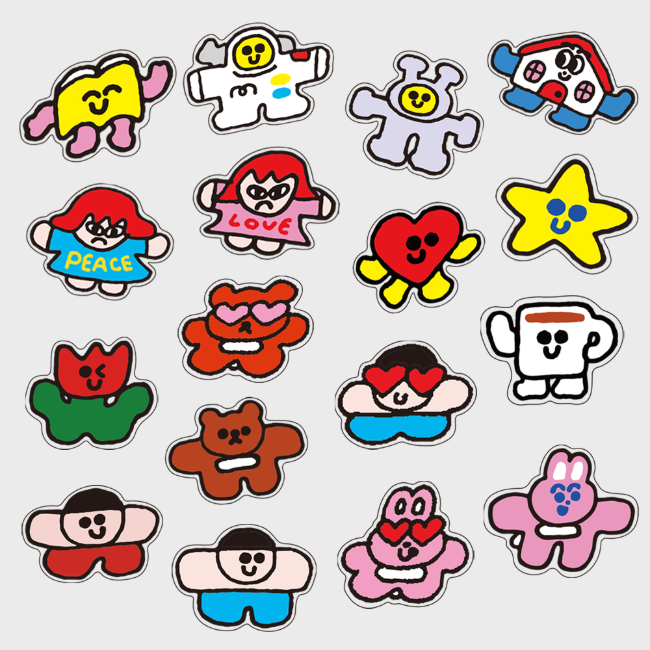 오브젝트 X 마이토파르타 스티커 17종