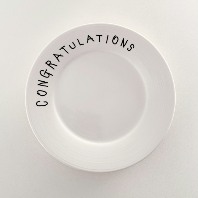 [접시] CONGRATULATIONS