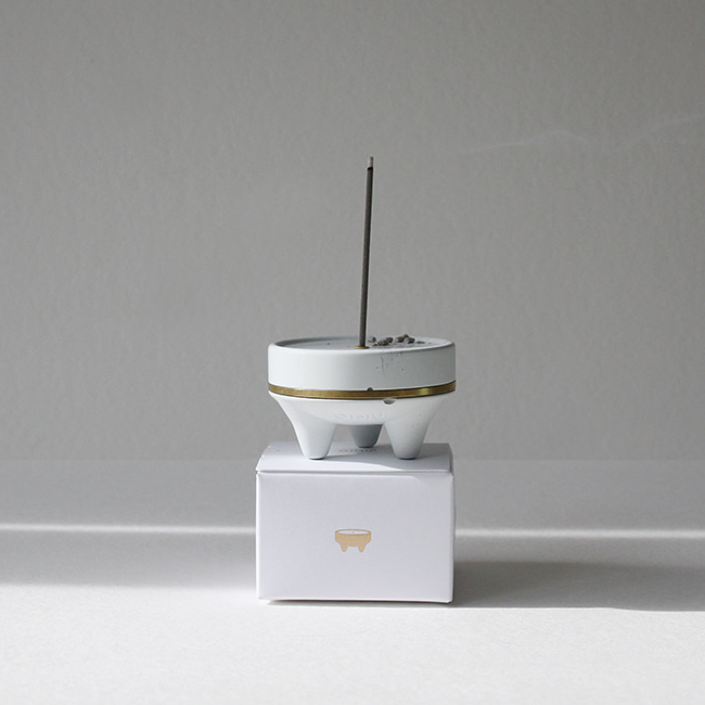 [오이뮤] Mini incense burner_white marble