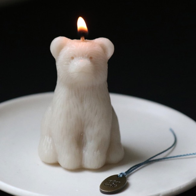 [얼그레이] bear candle