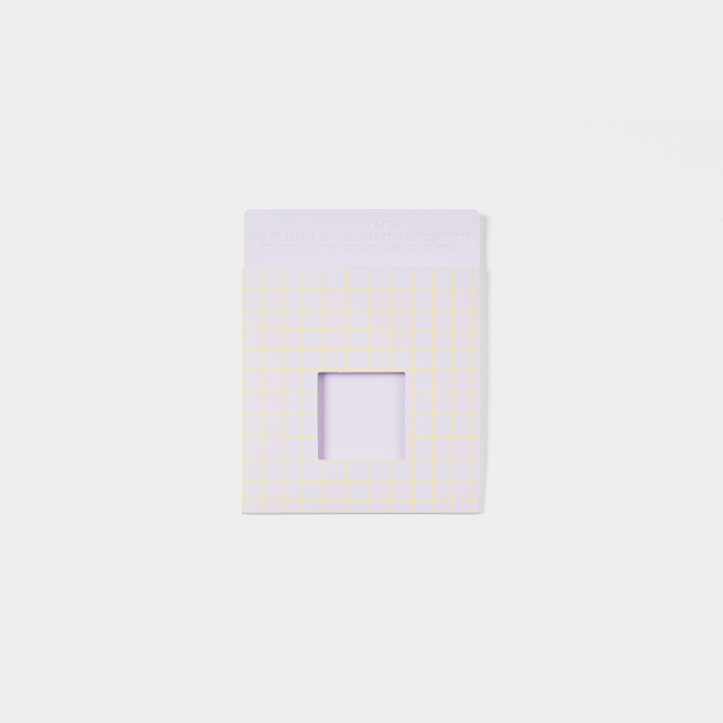 [TROLLS PAPER] Paper holder small - Grid