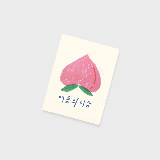 [공장 x 여름문구사] Summer pocket book peach