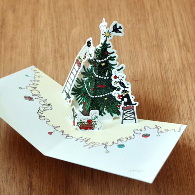 [후긴앤무닌] Mo pop card - Merry Christmas