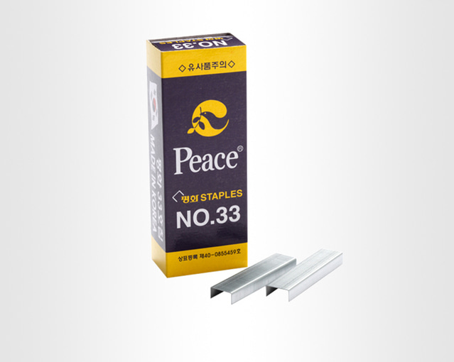Made in Korea Korean PEACE Staples 5000pcs No.33 Replacement Refill Staple 