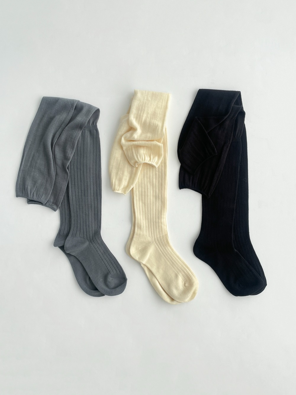 see-through over knee socks (3color)