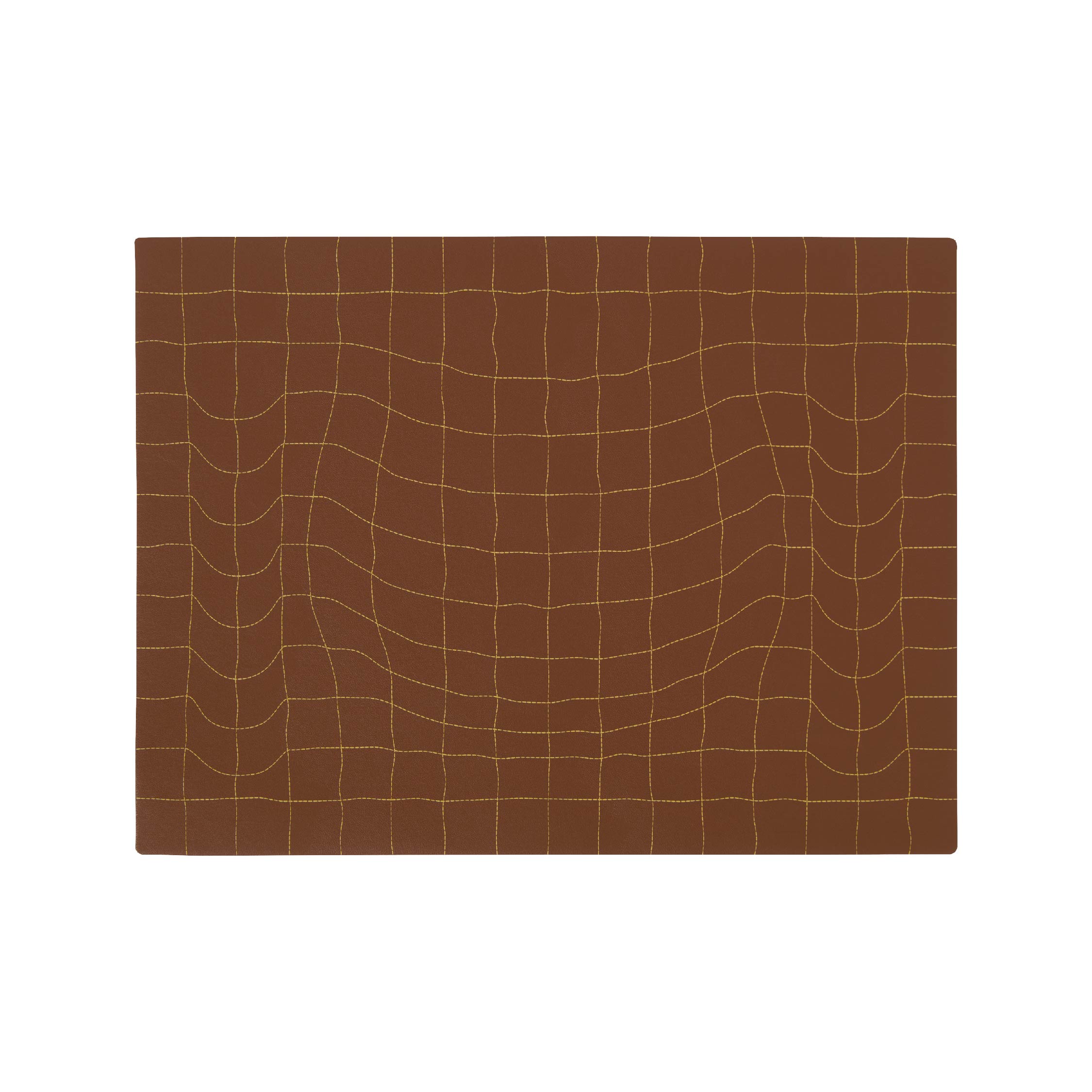 Grid Table Mat (Brown)